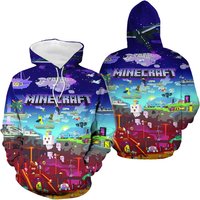 Mc Game Pullover Hoodie 3d Printed Mine Game