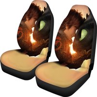 Cartoon Toothless How To Train Your Dragon Car Seat Covers