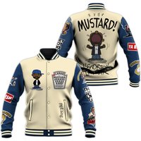 Kendrick Lamar Mustard Baseball Jacket, Mustard Meme Jacket Men