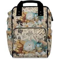 Hp Fan Gift Multifunctional Diaper Backpack, Harry Diaper Bag