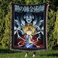 Anime Hand Woven Blanket, Anime Tapestry Throw