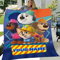 Pupstruction Birthday Blanket, Pupstruction Tv Show Birthday Blanket Gift, Christmas Decoration Sk2208