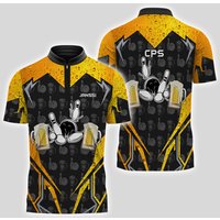 Custom Name And Team Name Bowling Beer Bowling Jersey