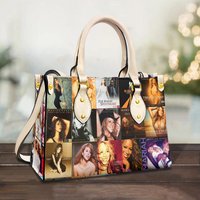 Mariah Carey Leather Hand Bag, Mariah Carey Handbag