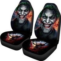 Joker Smile Car Seat Covers, Movies Horror Car Seat Covers