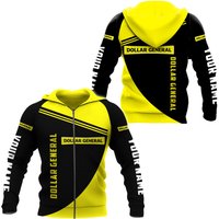 Personalized Dollar General Custom 3d Hoodie, Dollar General Zip Hoodie