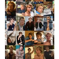 Rudy Pankow Photo Collage Sherpa Fleece Blanket
