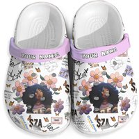 Custom Sza Clogs Shoes, Gifts For Fan