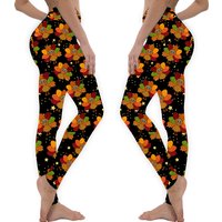 Thanksgiving Turkey Leggings, Fall Leggings, Gifts For Her