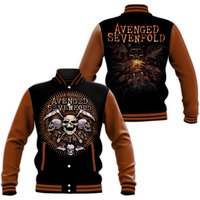 Avenged Sevenfold Nightmare Brown Baseball Jacket