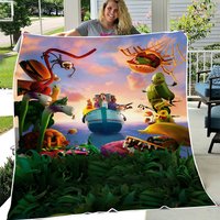 Cloudy With A Chance Of Meatballs Throw Blanket Gifts