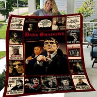 Dark Shadows Tv Series Blanket, Dark Shadows Fleece, Sherpa Blanket