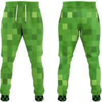Adult Minecraft Creeper Joggers