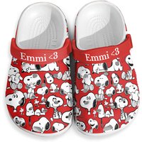 Custom Name Snoopy Dog For Mens And Womens Clogs