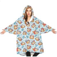 Sailor Waddle Dee Sherpa Fleece Hoodie Blanket | Cozy Wearable Blanket