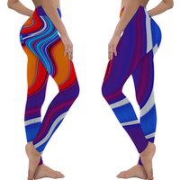 Abstract Frax Design Leggings