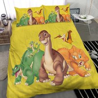 The Land Before Time 1988 Movie Tiny Dinosaurs Duvet Cover Set