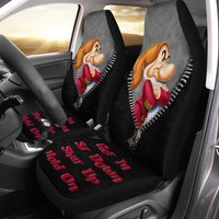 Halloween Grumpy Car Seat Cover, Grumpy Car Decoration