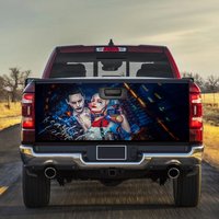 Joker And Harley Quinn Tailgate Wrap Truck Bed Decal