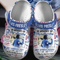 The King Of Rock Elvis Presley Clogs, Music Slippers