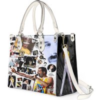 Vintage Freddie Mercury Leather Handbag - Stylish Tribute