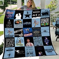 Newsies Musical Quilt, Newsies Broadway Quilt, Blanket