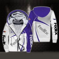 Personalized Fedex Fleece Hoodie, Fedex Ground 3d Hoodie
