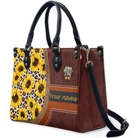 Sunflower Leather Bag,sunflower Leather Handbag,sunflower Bag And Purses,sunflower Women Handbag