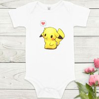 Cute Pika Inspired Baby Onesie