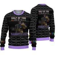 Thanos Naughty List Ugly Christmas 3d Sweater