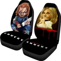 Horror Movies Couple Chucky And Tiffany Happy Valentine Car Seat Covers