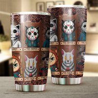 Horror Cat Tumbler For Halloween