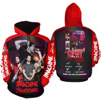 Imagine Dragons 3d Hoodie All Over Print Apparel