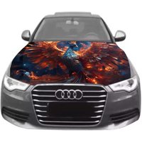 Real Phoenix Car Auto Hood Covers Full Color Graphic Fit Any Car