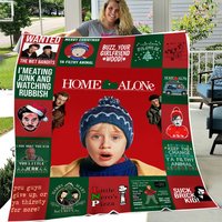 Home Alone Blanket, Home Alone Fleece, Sherpa Blanket Soft And Cozy Luxury