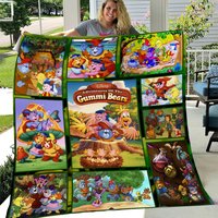 Adventures Of The Gummi Bears Blanket, Cartoon Tv Series Fleece, Sherpa Blanket