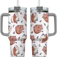 Guinea Pig Tumbler 40oz With Handle