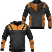 Deathstroke Wilson Hoodie, Cosplay 3d Zip Hoodie