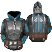 Bo-katan Costume Hoodie Sweatpants Sets