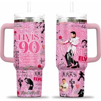 Elvis Presley 40oz Tumbler - 90th Anniversary Cup