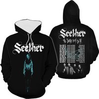 3d Hoodie, Seether The Surface Seems So Far Tour Hoodie