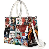 Elvis Presley Leather Handbag, Leather Bag,travel Handbag,teacher Handbag