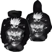 Anime Narutoo Men's Hoodie 3d Printed Kakashi