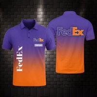 Personalized Fedex Polo Shirt, Fedex Ground 3d Printed Polo Shirt