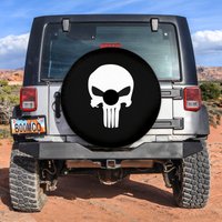 Tire Cover - Jeep Skull Design Spare Tire Cover