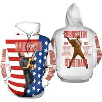 Bruce Springsteen Band Style Live Event 3d Zip Hoodie Gift For Fans