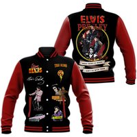 Elvis Presley Music Baseball Jacket For Fan