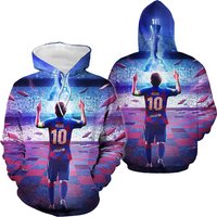 Teenagers Football Fans Messi 3d Printed Tv Hoodie