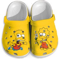 The Simpsons Clogs, Bart Simpson And Lisa Simpson Shoes