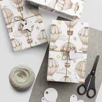 Hot Air Balloon Wrapping Paper
